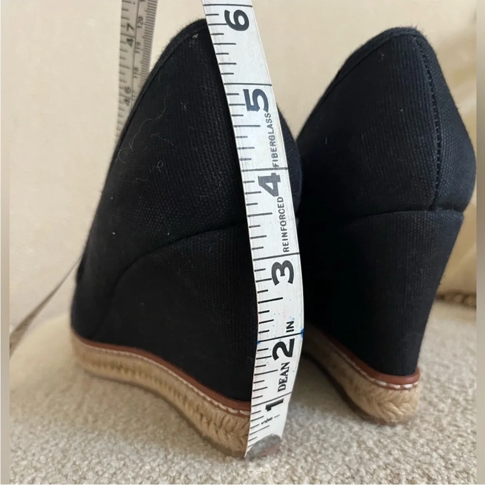 Tory Burch Open toe Jackie wedges.